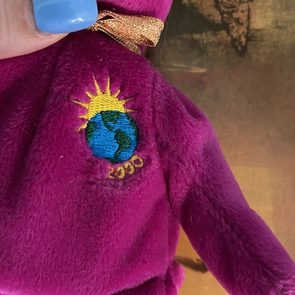 TY’s Beanie Baby Millennium, Retired, 1/1/99, Purple, w/Tags - Picture 10 of 10